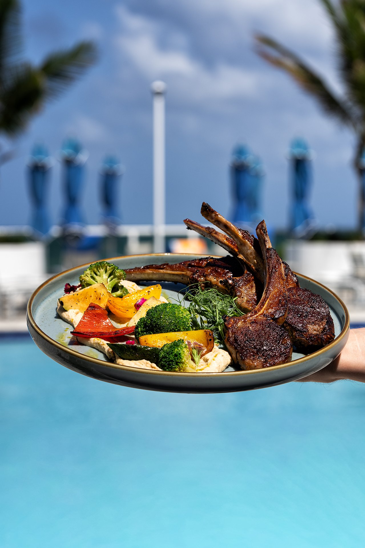Ocean view dining at Mirazur